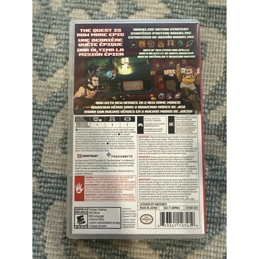 Has-Been Heroes GameStop Exclusive‎ (Nintendo Switch, 2017)